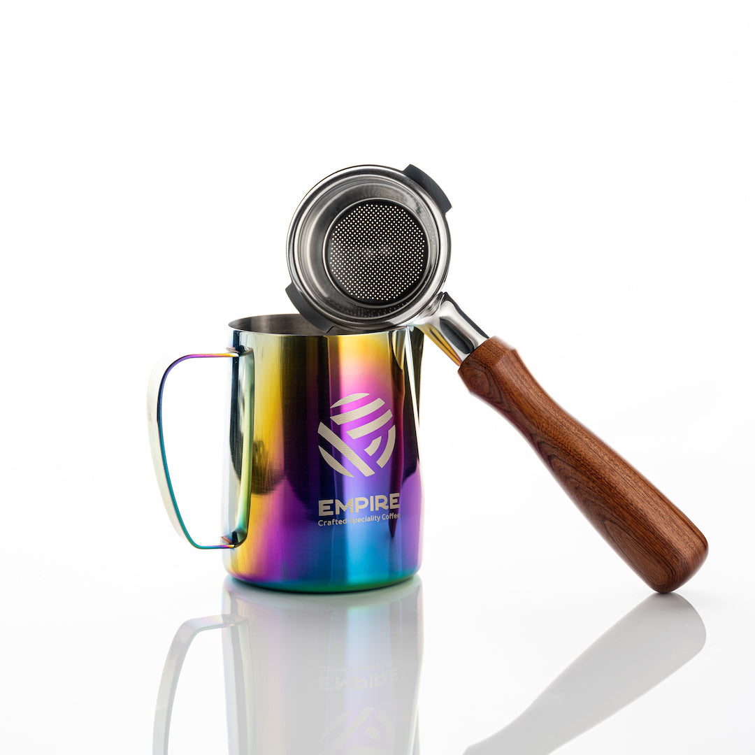 Stainless Steel 58mm Portafilter With Wood