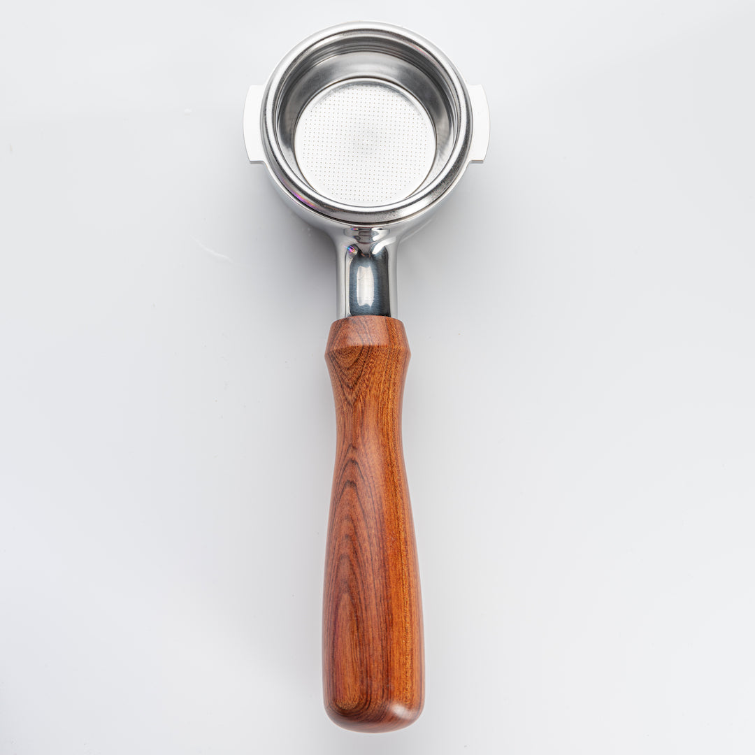 Stainless Steel 58mm Portafilter With Wood