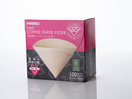 V60 Paper Filter 02 M 100 sheets White