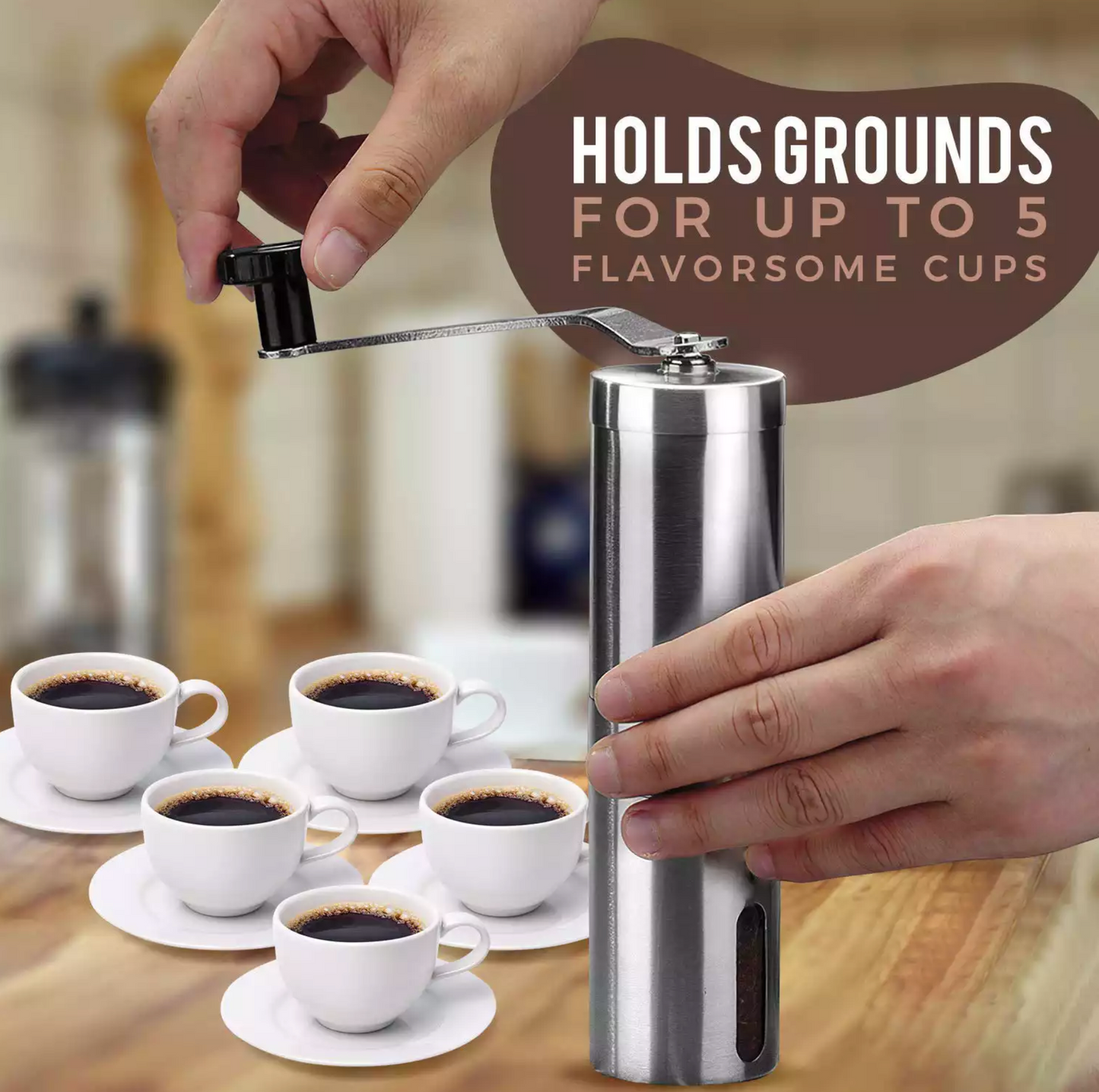 Portable Stainless Hand Grinder