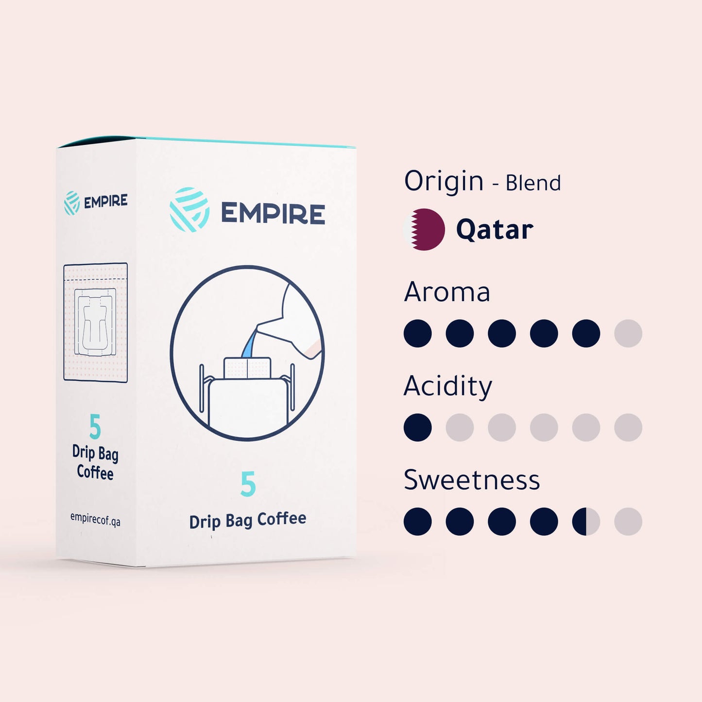 Lusail Arabic Coffee Drip Bags